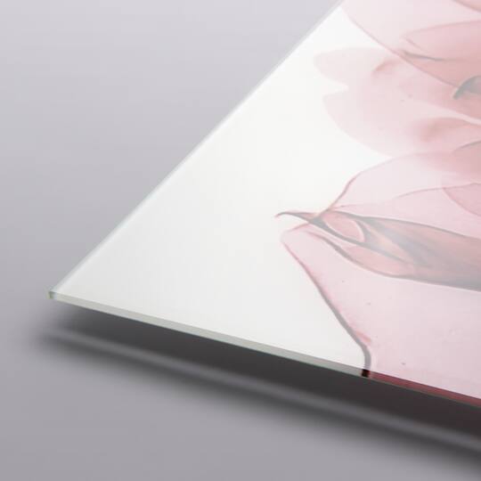 Empire Art Direct 24" x 24" Chianti Rose II Frameless Free Floating Printed Tempered Glass Wall Art